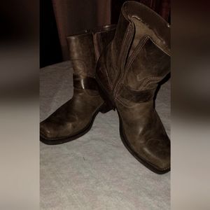 Alden Leather harness ankle boots